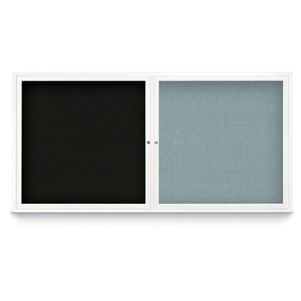 Corkboard, Medium Grey/Satin, 72"x48"